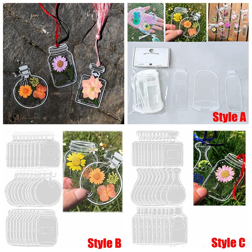 ที่คั่นหนังสือดอกไม้แห้งใสแบบ  - Dried Flower Bookmark บทวิจารณ์และราคา
