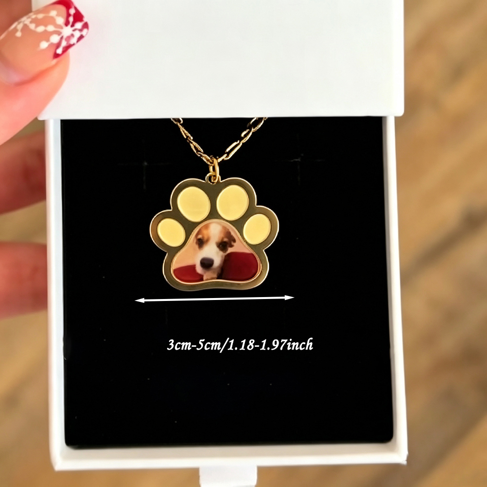 สร้อยคอพร้อมจี้รูปอุ้งเท้าสัตว - Name Necklace Custom บทวิจารณ์และราคา