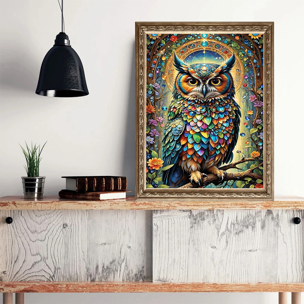 Momoart ใหม่มาถึงเพชรโมเสคนกฮู - Photo Mosaic Print บทวิจารณ์และราคา