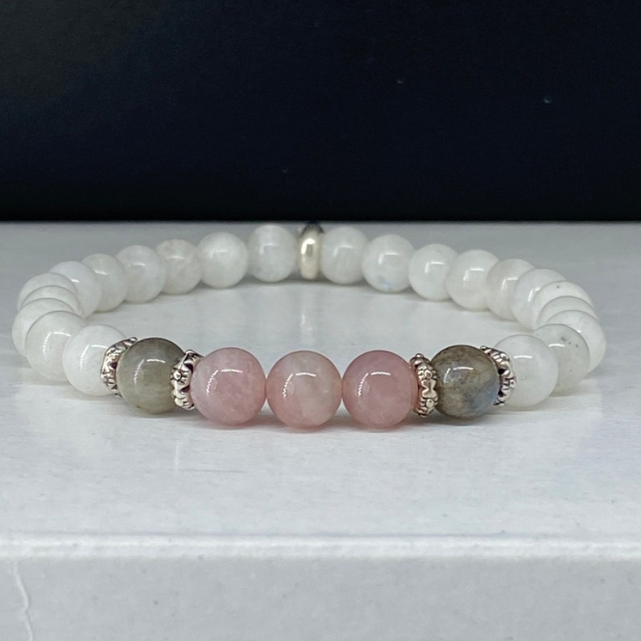 มูนสโตนใหม่ สร้อยข้อมือลาบราดอ - Coordinates Bracelet บทวิจารณ์และราคา