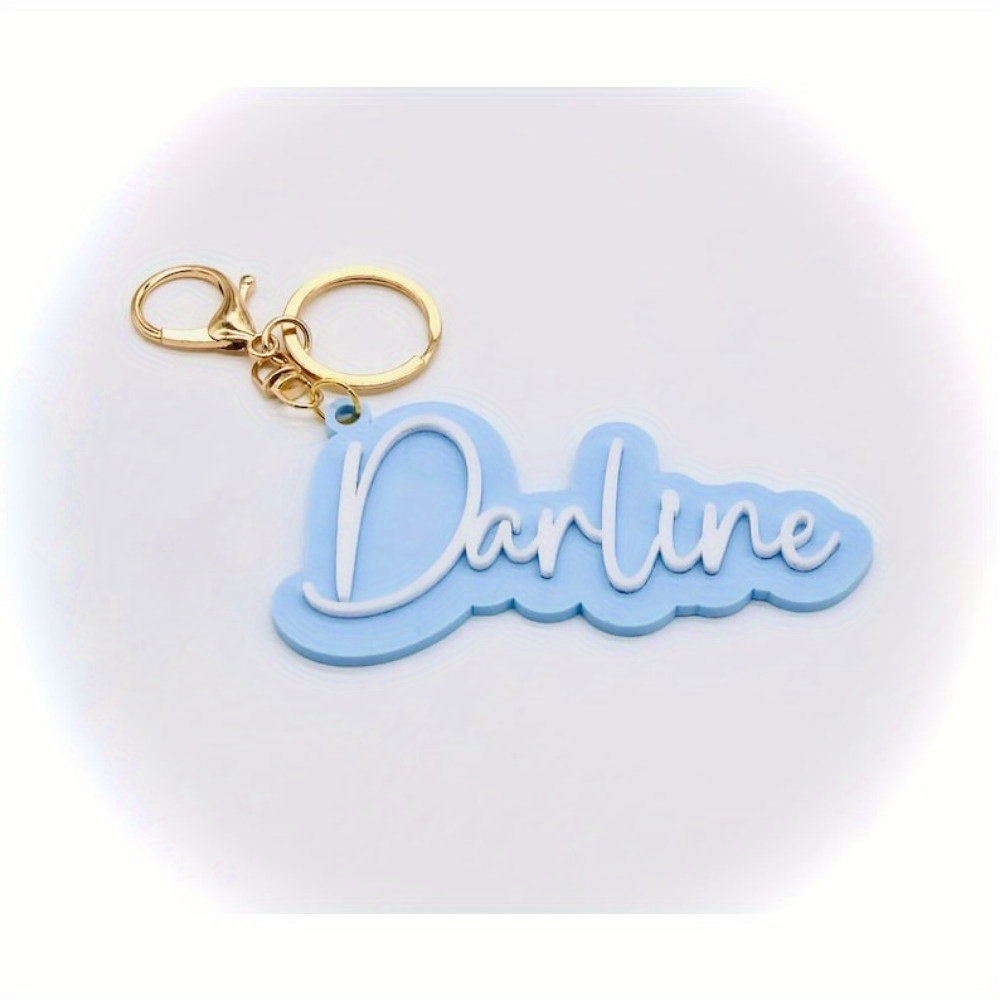 พวงกุญแจอะคริลิคสองชั้นแบบกำหน - Initial Ring Custom บทวิจารณ์และราคา