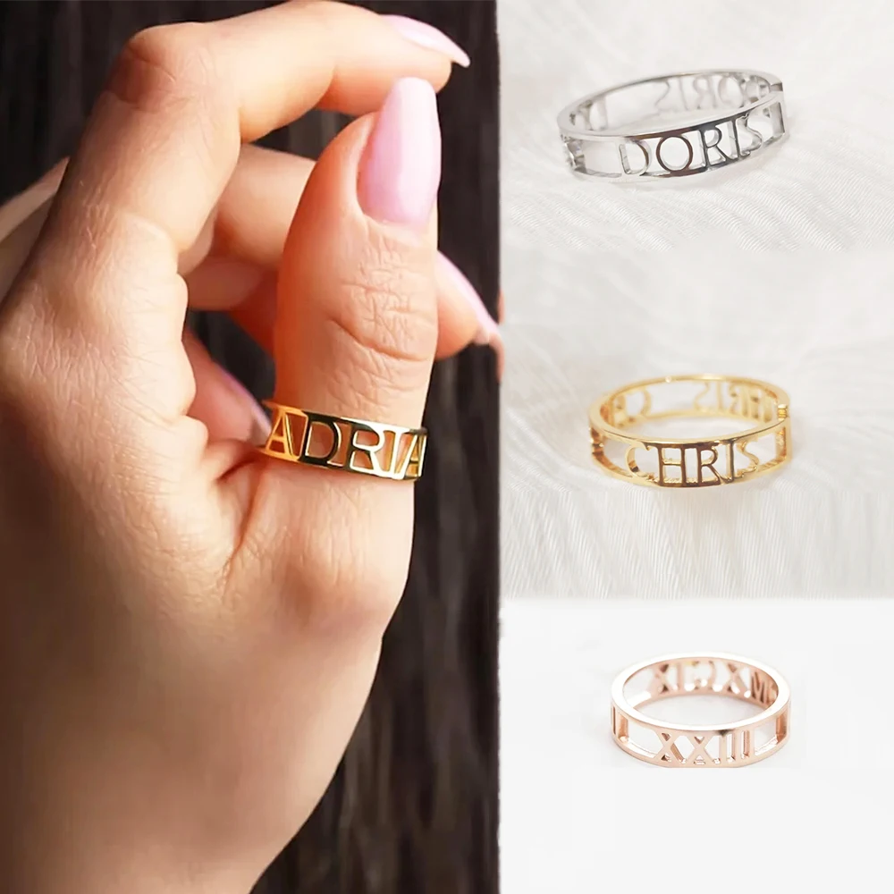 CUSTOM CUSTOM Letter ชื่อเปิดแ - Initial Ring Custom บทวิจารณ์และราคา