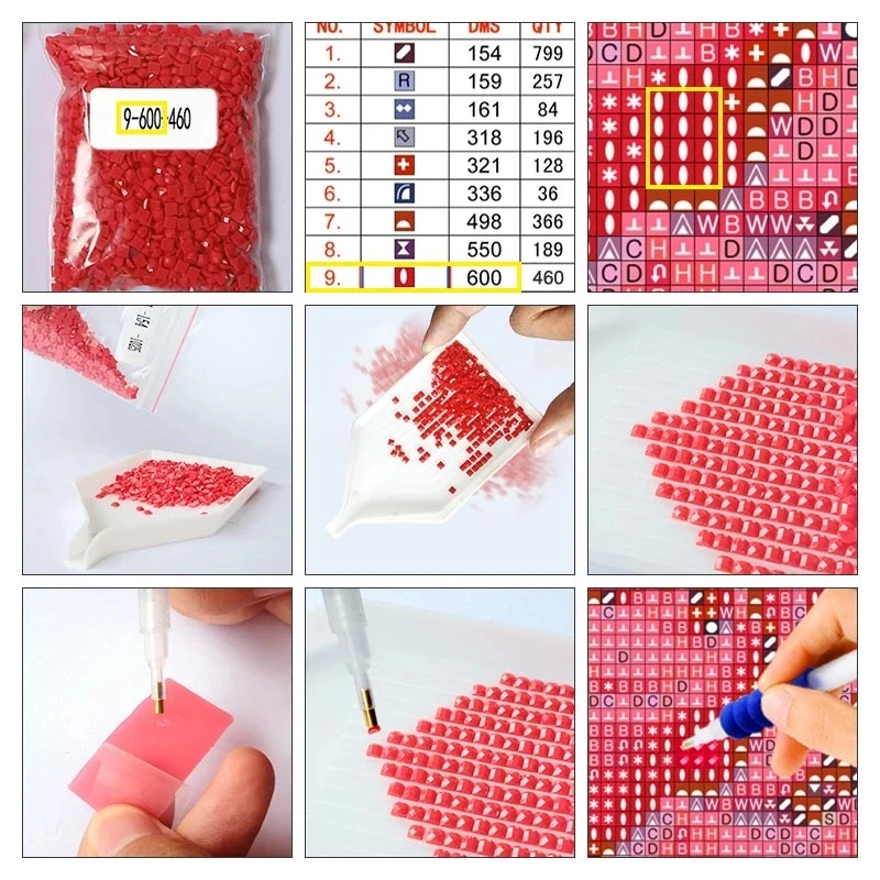 ภาพปักเพชร DIY แบบเต็มผืน ลายบ - Photo Mosaic Print บทวิจารณ์และราคา