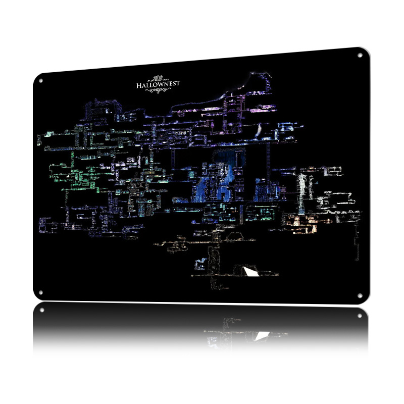 โปสเตอร์โลหะ 3 มิติลายแผนที่ฮอ - Custom Map Poster บทวิจารณ์และราคา