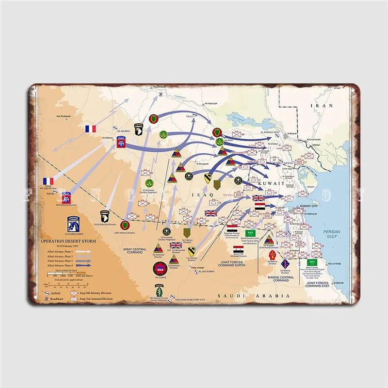 การดําเนินงาน Desert Storms GR - Custom Map Poster บทวิจารณ์และราคา