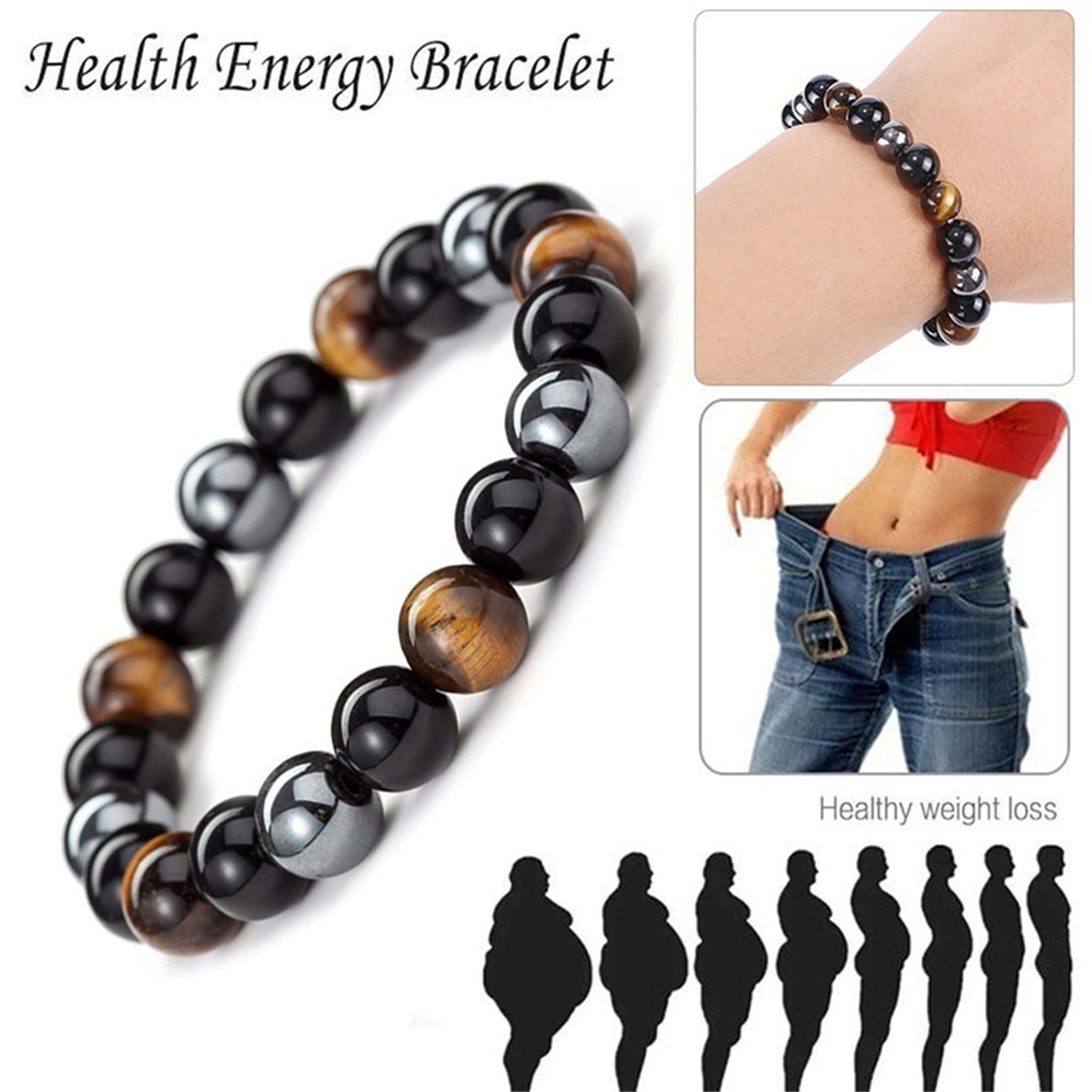 สร้อยข้อมือแม่เหล็กเฮมาไทต์ ไท - Coordinates Bracelet บทวิจารณ์และราคา